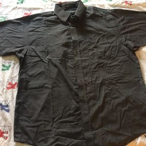 Large Mens Croft and Barrows Dark Gray Button Down